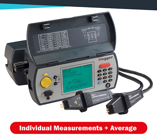 Megger DLRO10X Microhmmeter, 0.1uOhm-2kOhm, 10A, 0.2%, Hi-Lo Limit